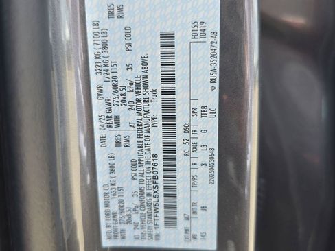 New 2025 Ford F150 Lariat w/ Equipment Group 501A Mid image 20