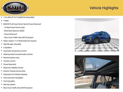 Used 2025 Subaru Crosstrek 2.5i Sport w/ Crosstrek Mirror Package AWD/4WD image 4