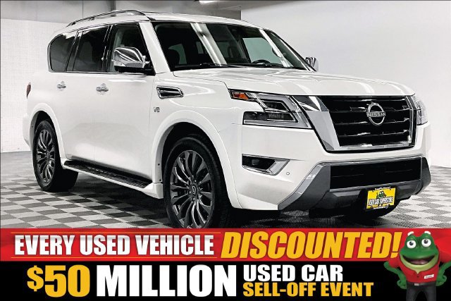 Used 2021 Nissan Armada Platinum w/ Captain's Chairs Package AWD/4WD image 1