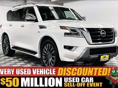 Used 2021 Nissan Armada Platinum w/ Captain's Chairs Package