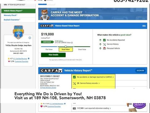 Used 2015 Ford F150 XLT w/ Equipment Group 301A Mid image 34