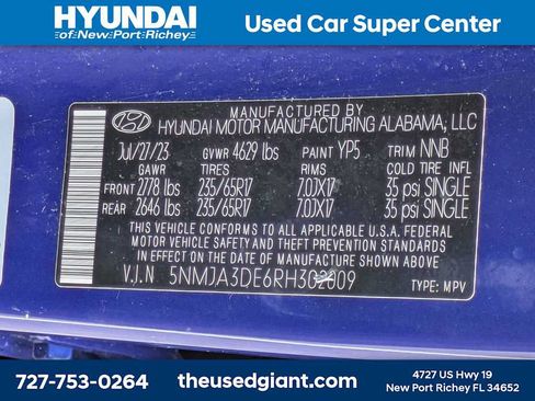 Certified 2024 Hyundai Tucson SE FWD image 30