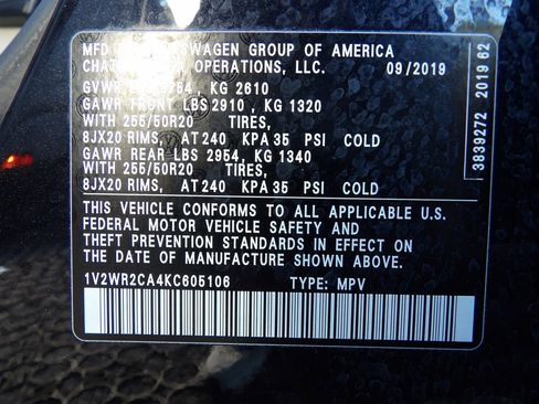 Used 2019 Volkswagen Atlas SE image 31