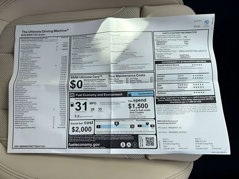 New 2026 BMW 330i Sedan w/ Premium Package RWD image 25