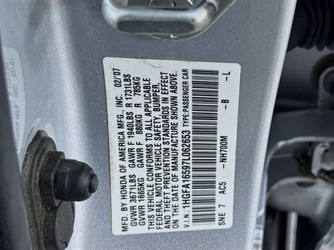Used 2007 Honda Civic LX image 34