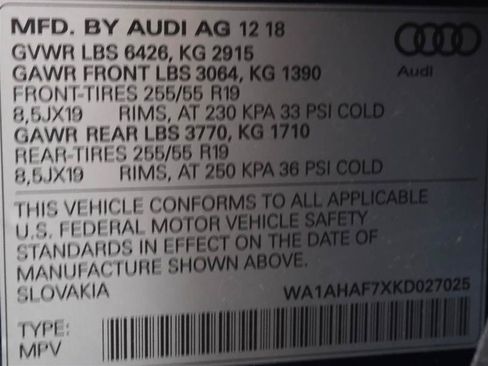 Used 2019 Audi Q7 2.0T Premium w/ Convenience Package AWD/4WD image 43