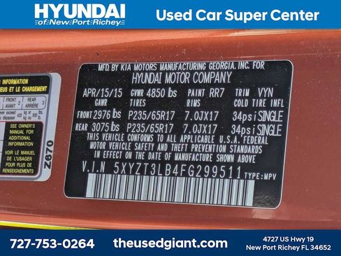 Used 2015 Hyundai Santa Fe Sport FWD image 32