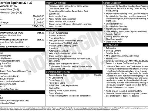 Used 2024 Chevrolet Equinox LS w/ LS Convenience Package FWD image 38