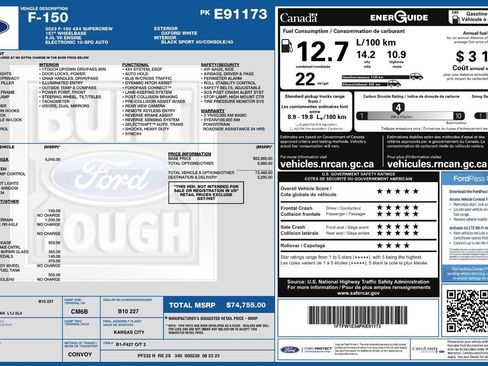 Used 2023 Ford F150 XLT w/ Equipment Group 302A High AWD/4WD image 9