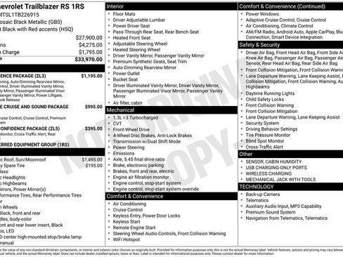New 2026 Chevrolet TrailBlazer RS w/ Convenience Package FWD image 4