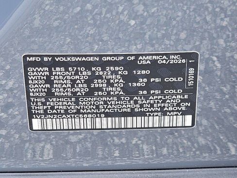 Used 2026 Volkswagen Atlas SE FWD image 29