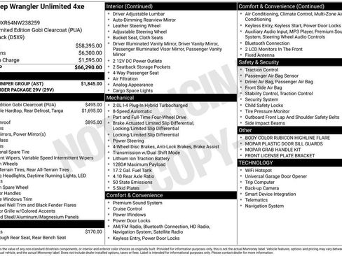 Used 2022 Jeep Wrangler Unlimited Rubicon 4xe w/ Steel Bumper Group image 6