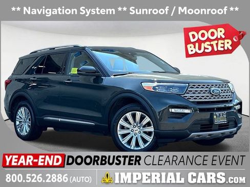 Used 2022 Ford Explorer Limited w/ Class IV Trailer Tow Package image 1