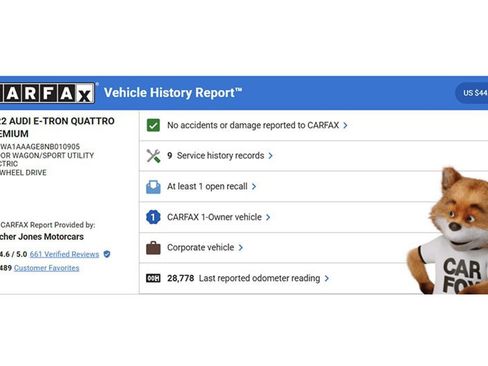 Used 2022 Audi e-tron Premium w/ Convenience Plus Package image 2