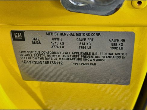 Used 2008 Chevrolet Corvette Coupe RWD image 12
