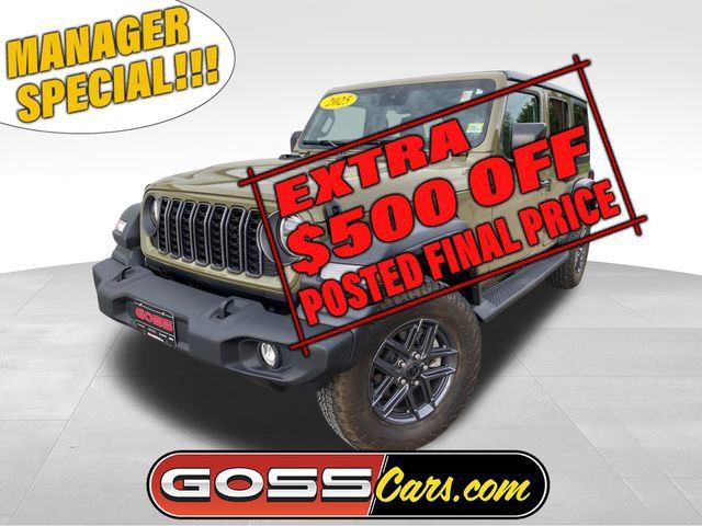 Certified 2025 Jeep Wrangler Unlimited Sport AWD/4WD 360° Tour