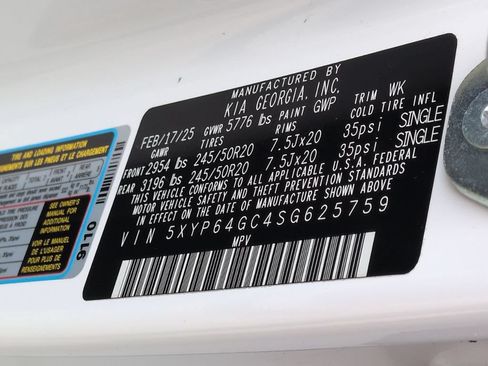 Used 2025 Kia Telluride S FWD image 35