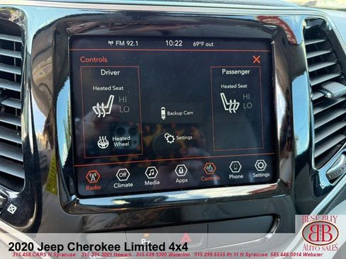Used 2020 Jeep Cherokee Limited AWD/4WD image 25