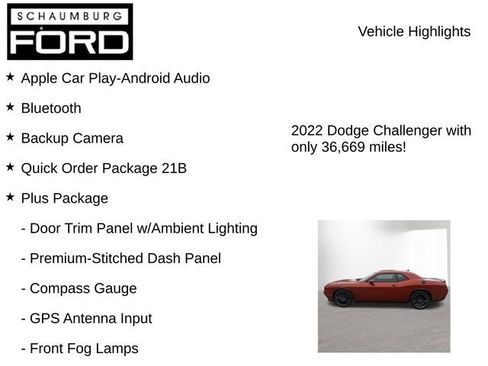 Used 2022 Dodge Challenger SXT w/ Plus Package AWD/4WD image 8