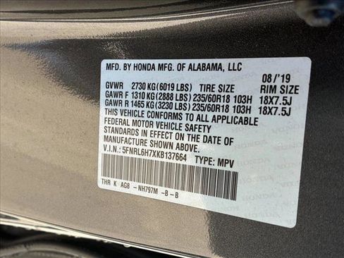 Used 2019 Honda Odyssey EX-L image 15