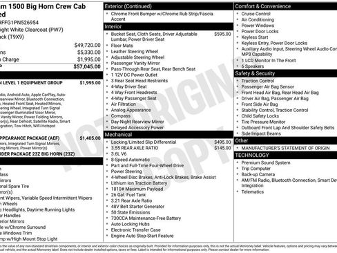 Used 2023 RAM 1500 Big Horn AWD/4WD image 2