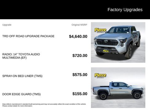 Used 2024 Toyota Tacoma TRD Off-Road w/ TRD Off Road Upgrade Package AWD/4WD image 13