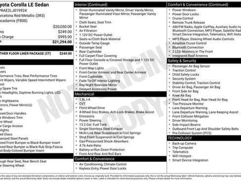 Used 2020 Toyota Corolla LE image 10