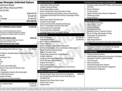 Used 2020 Jeep Wrangler Unlimited Sahara image 42