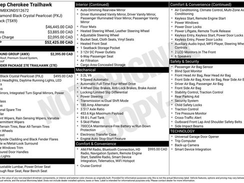 Used 2022 Jeep Cherokee Trailhawk w/ Sun & Sound Group image 21