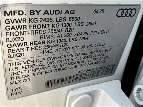 Used 2025 Audi Q5 Prestige image 17