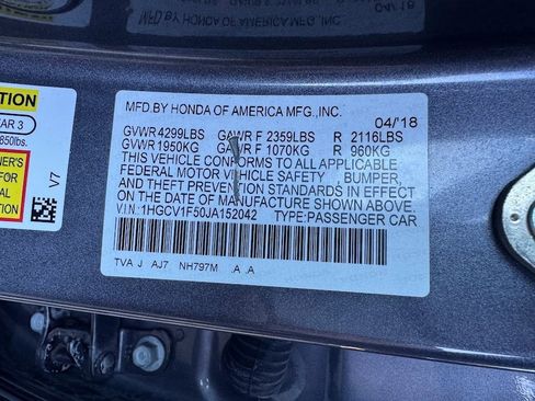 Used 2018 Honda Accord EX-L image 7