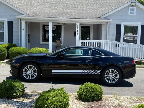 Used 2015 Chevrolet Camaro LS w/ Silver Rally Stripe Package RWD image 3