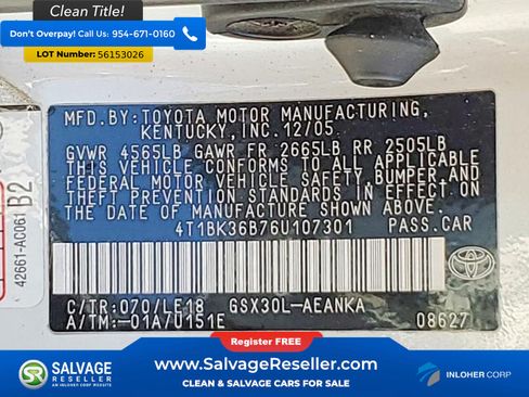 Used 2006 Toyota Avalon FWD image 16