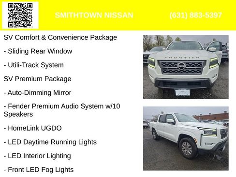 Used 2022 Nissan Frontier SV w/ SV Premium Package AWD/4WD image 8