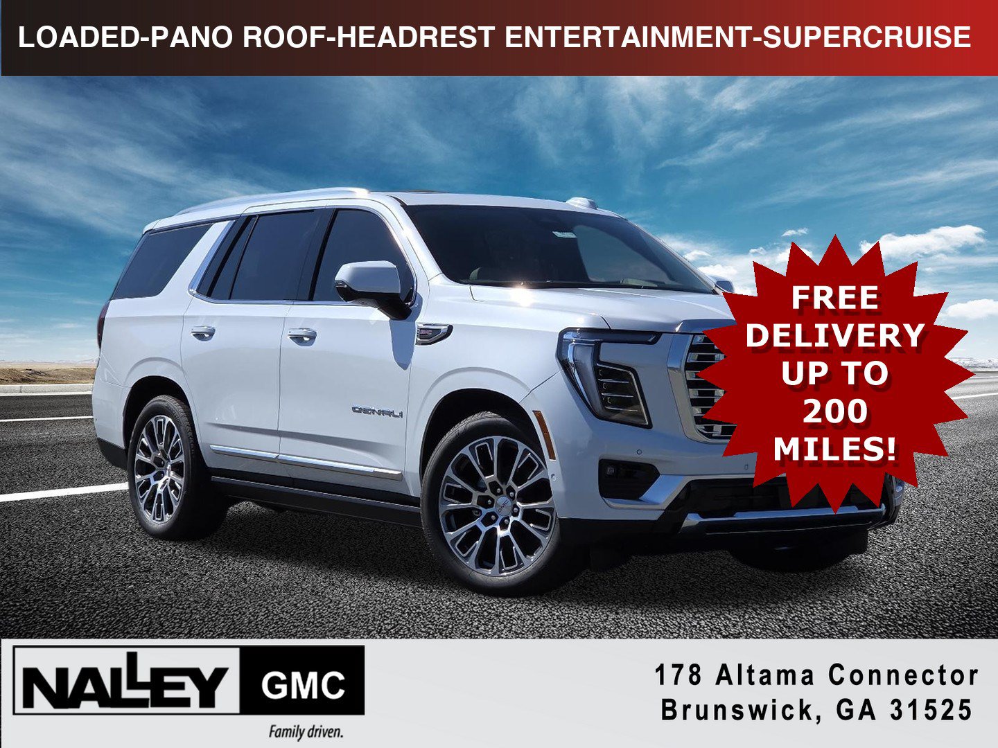 New 2026 GMC Yukon Denali w/ Denali Reserve Package AWD/4WD 360° Tour