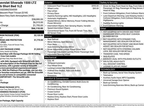 Used 2022 Chevrolet Silverado 1500 LTZ w/ LTZ Premium Package AWD/4WD image 2