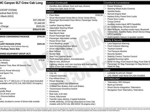 Used 2015 GMC Canyon SLT AWD/4WD image 13