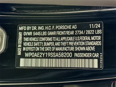 New 2025 Porsche Taycan Turbo GT image 42