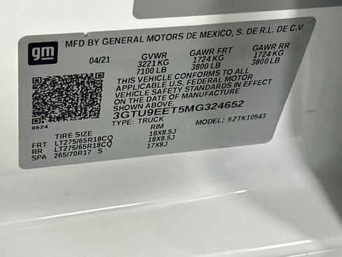 Used 2021 GMC Sierra 1500 AT4 w/ AT4 Premium Package AWD/4WD image 12