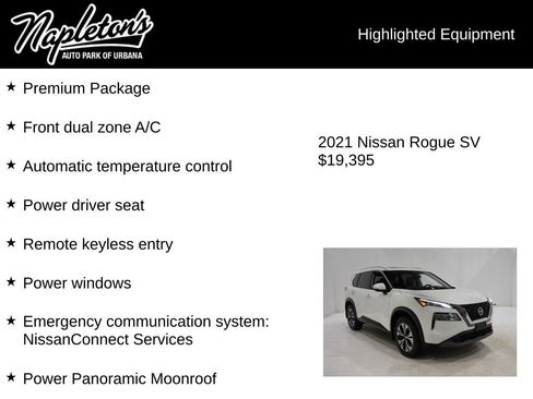 Used 2021 Nissan Rogue SV w/ Premium Package FWD image 15