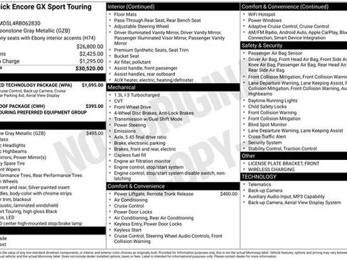 Used 2024 Buick Encore GX Sport Touring w/ Advanced Technology Package FWD image 24