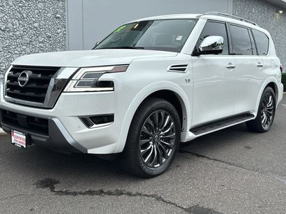 Certified 2022 Nissan Armada Platinum w/ Captain's Chairs Package