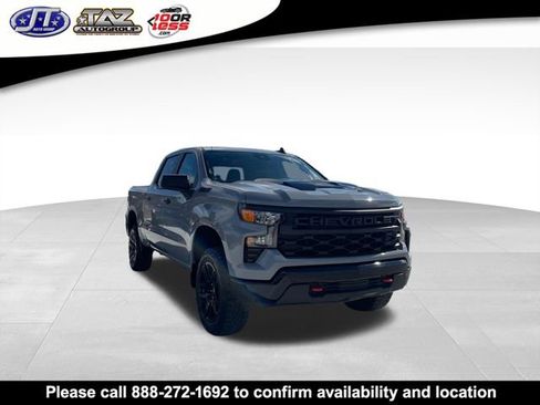 Used 2024 Chevrolet Silverado 1500 Custom Trail Boss w/ LPO, Dark Essentials Package image 1