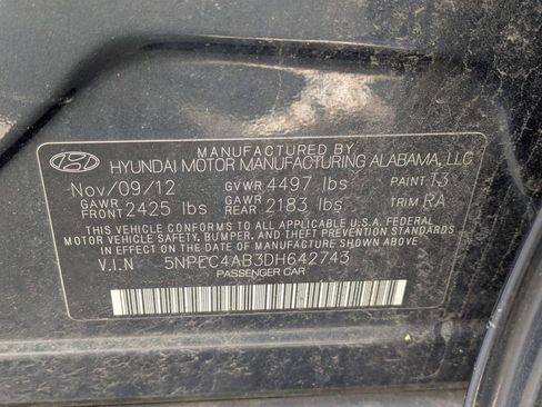 Used 2013 Hyundai Sonata SE w/ Navigation & Sunroof Pkg FWD image 10