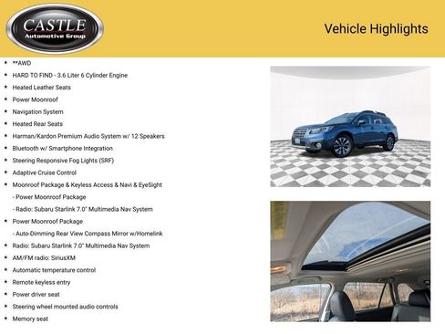 Used 2016 Subaru Outback 3.6R Limited image 4