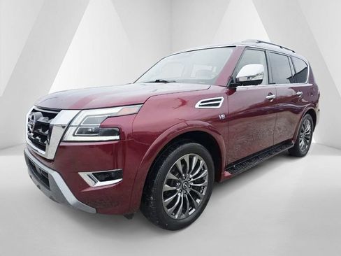 Used 2022 Nissan Armada Platinum w/ Captain's Chairs Package AWD/4WD image 3