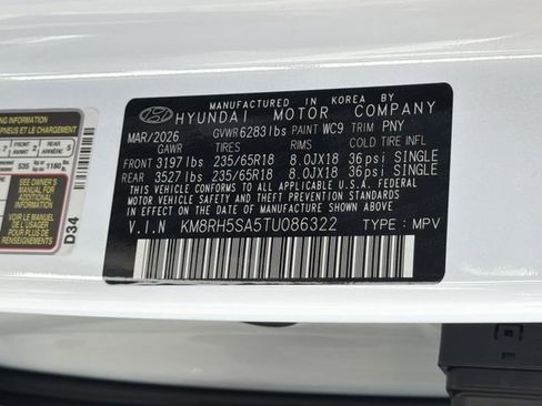 New 2026 Hyundai Palisade SEL Premium FWD image 34