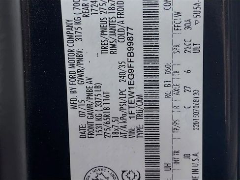 Used 2015 Ford F150 XLT w/ Equipment Group 302A Luxury image 31