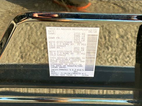 Used 2019 INFINITI QX60 Luxe w/ Sensory Package FWD image 45