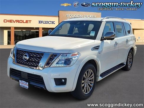 Used 2019 Nissan Armada Platinum w/ Captain's Chairs Package image 1